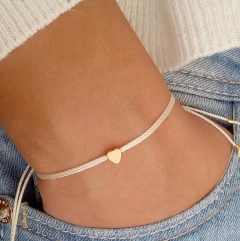 Simple Love – Adjustable Heart Bracelet