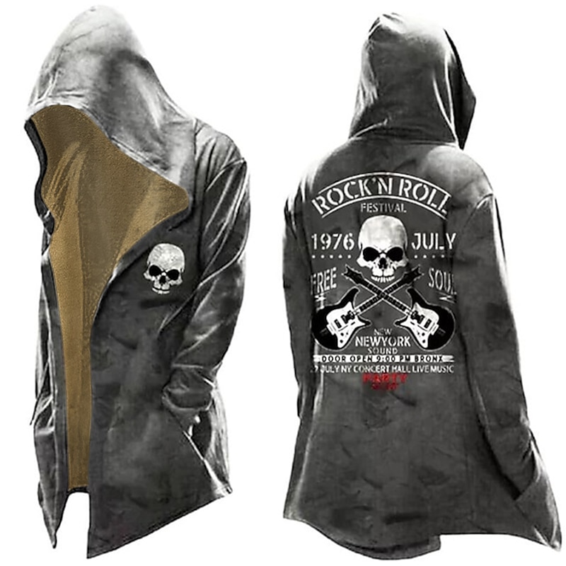 Lightweight Hoodie Jacket Graphic Casual Daily Style